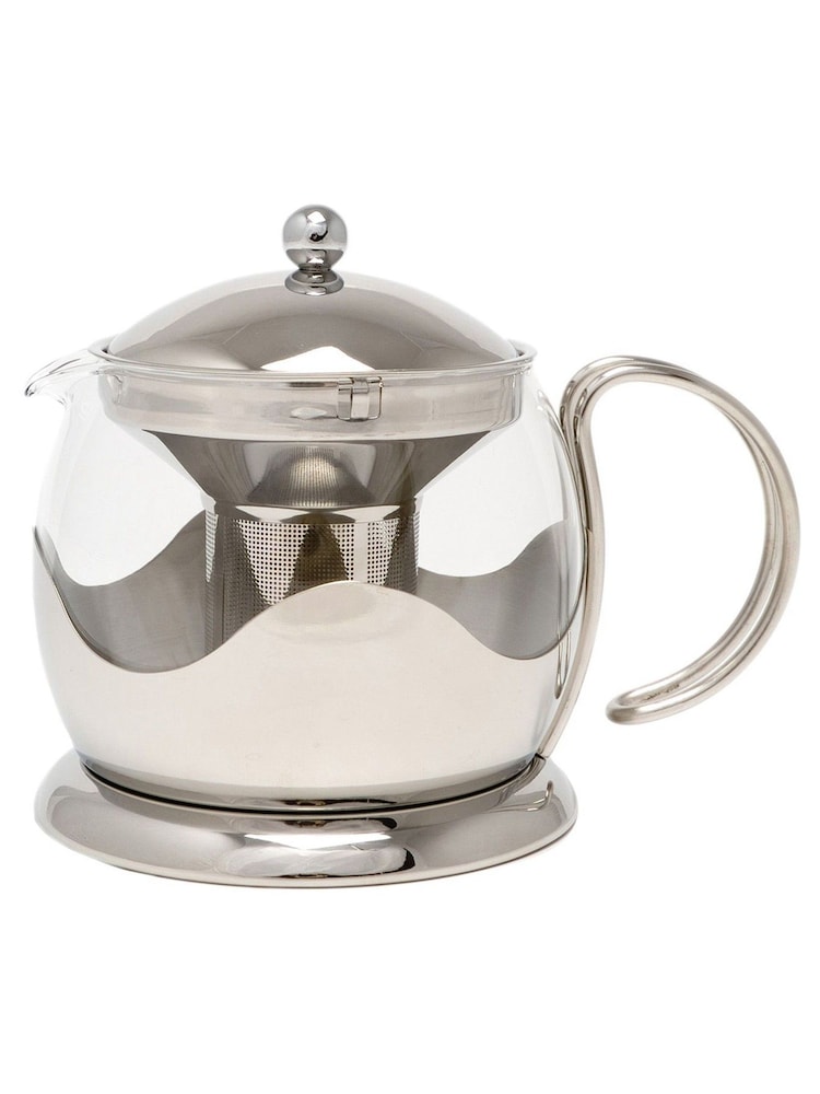 La Cafetière Silver Izmir 4 Cup Infuser Teapot - Image 1 of 2