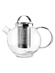 La Cafetière Silver Glass 1 Litre Darjeeling Teapot - Image 2 of 3