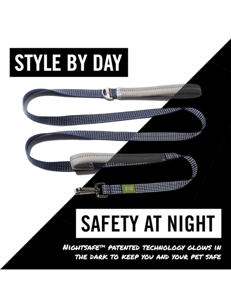 BUILT Blue Pet NightSafe™ Double Handled Small Dog Lead - Image 4 of 4
