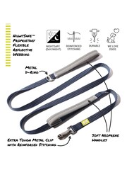 BUILT Blue Pet NightSafe™ Double Handled Medium Dog Lead - Image 3 of 4