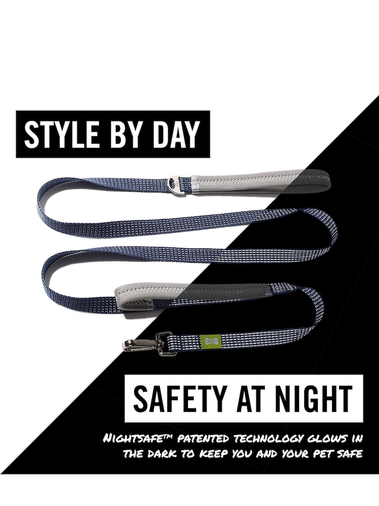 BUILT Blue Pet NightSafe™ Double Handled Large Dog Lead - Image 4 of 4