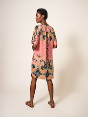 robe droite Blanc Stuff en lin Violet juin - Image 2 of 6