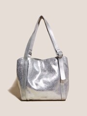 White Stuff Silver Hannah Leather Bag - Image 1 of 6
