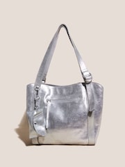 White Stuff Silver Hannah Leather Bag - Image 2 of 6