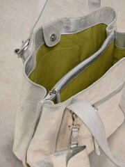 White Stuff Silver Hannah Leather Bag - Image 5 of 6