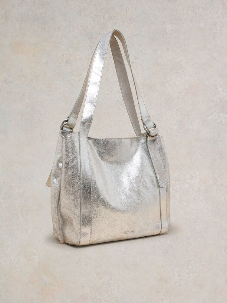 White Stuff Silver Hannah Leather Bag - Image 6 of 6