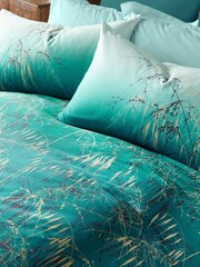 Clarissa Hulse Set of 2 Green Meadow Grass Pillowcases - Image 1 of 3