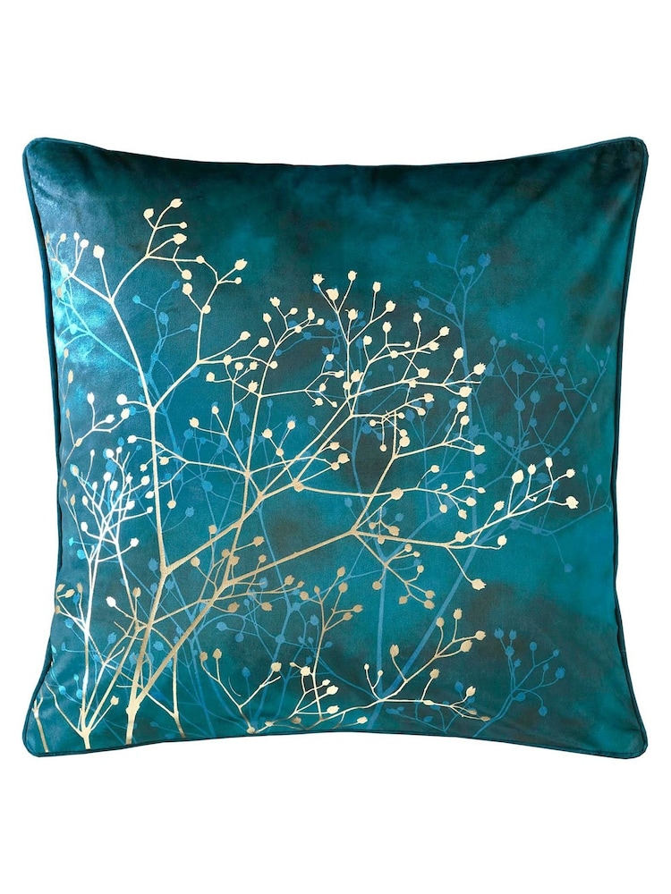Clarissa Hulse Blue Gypsophilia Cushion - Image 1 of 4