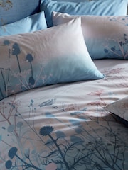 Clarissa Hulse Set of 2 Blue 100% Cotton Tania's Garden Pillowcases - Image 1 of 3