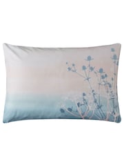 Clarissa Hulse Set of 2 Blue 100% Cotton Tania's Garden Pillowcases - Image 3 of 3