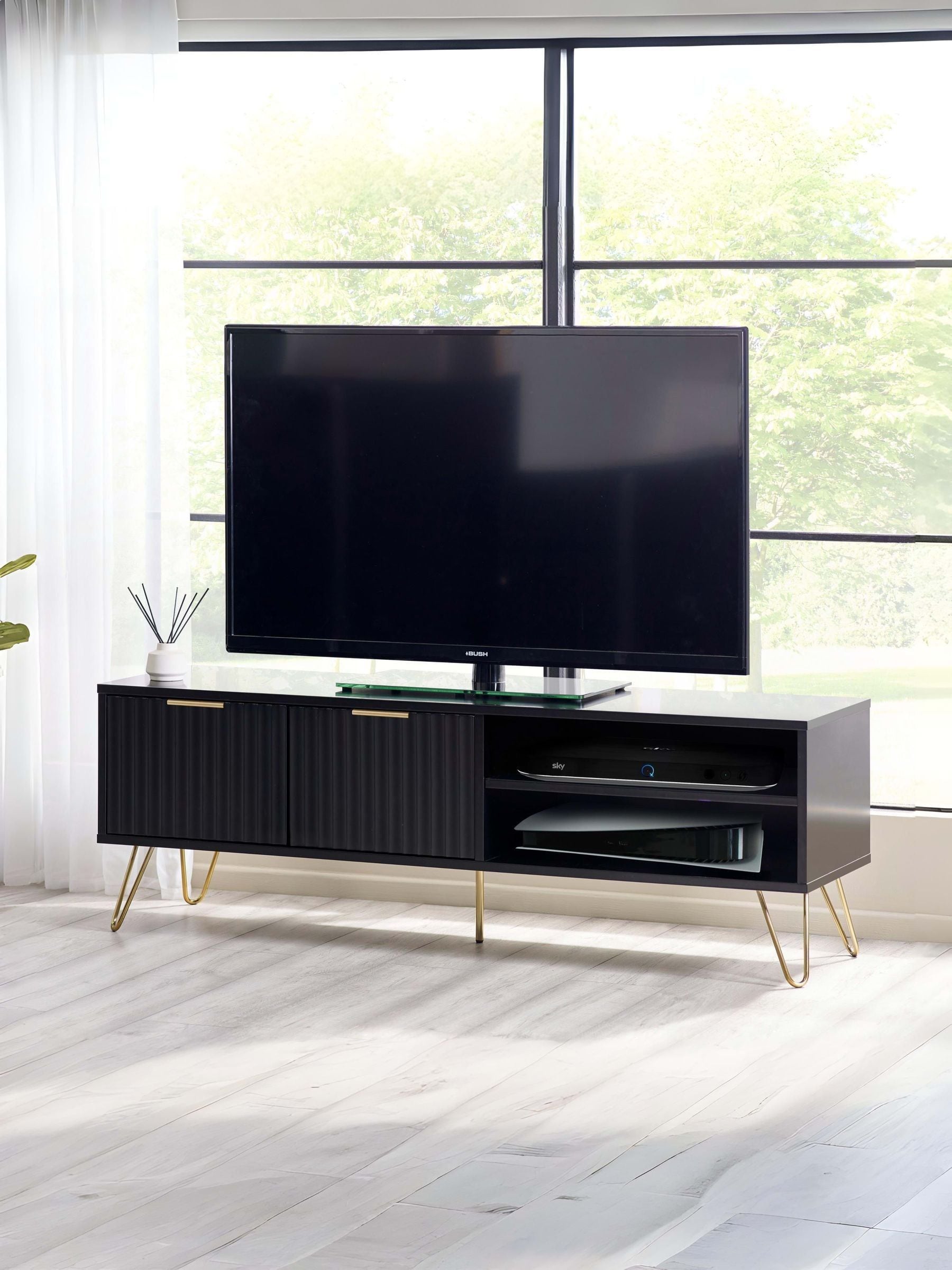 Julian Bowen Murano Tv Unit - Black - Image 7