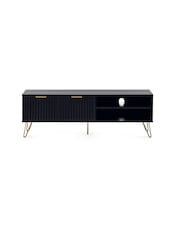 Julian Bowen Black Murano 2 Door TV Unit - Image 3 of 4