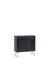 Julian Bowen Black Murano Compact Sideboard - Image 2 of 4