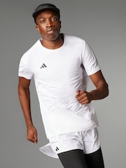 Biały - Koszulka do biegania adidas Adizero Essentials - Image 1 of 10
