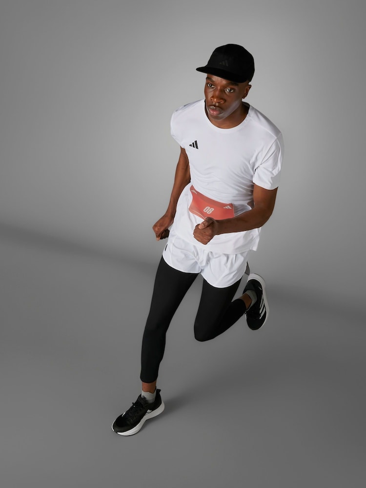 Biały - Koszulka do biegania adidas Adizero Essentials - Image 3 of 10
