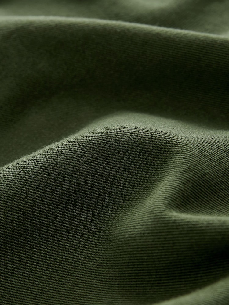 Khaki Green Twill Shacket - Image 7 of 7