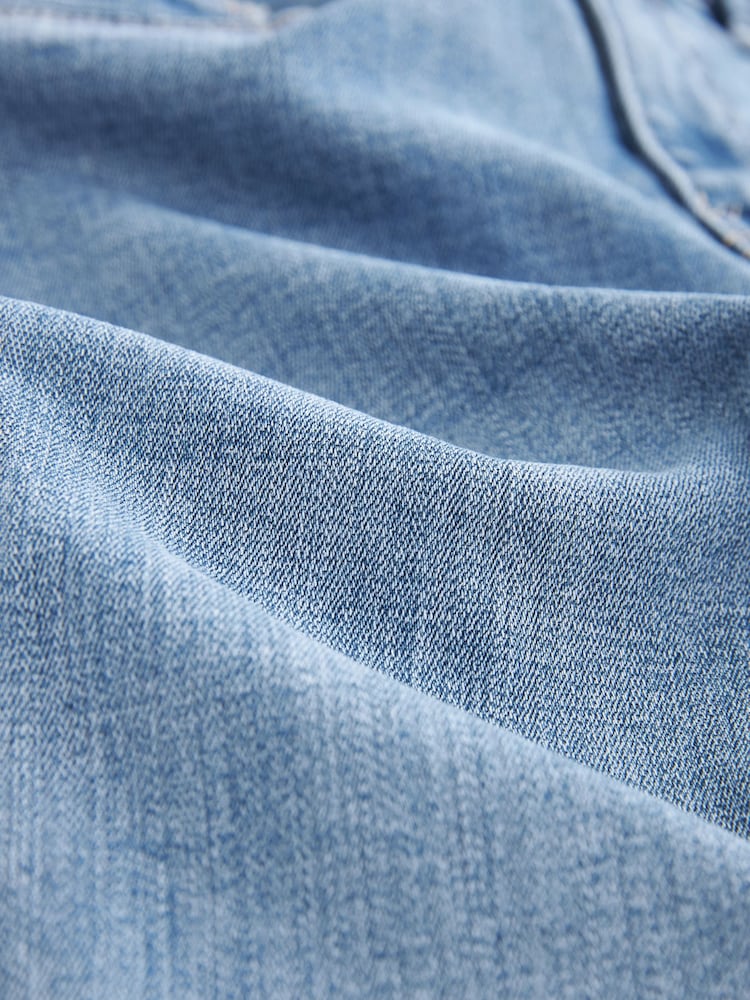 Mid Blue Power Stretch Denim Leggings - Image 2 of 2