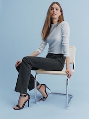 Washed Black Low Rise Bootcut Jeans - Image 2 of 7