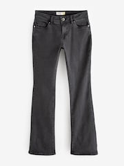 Washed Black Low Rise Bootcut Jeans - Image 6 of 7