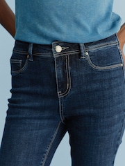 Dark Blue Power Stretch Denim Leggings - Image 4 of 6