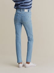 Mid Blue Power Stretch Slim Denim Jeans - Image 3 of 6