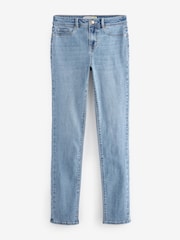 Mid Blue Power Stretch Slim Denim Jeans - Image 5 of 6