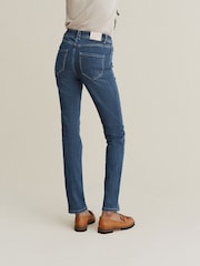 Dark Blue Power Stretch Slim Denim Jeans - Image 4 of 7