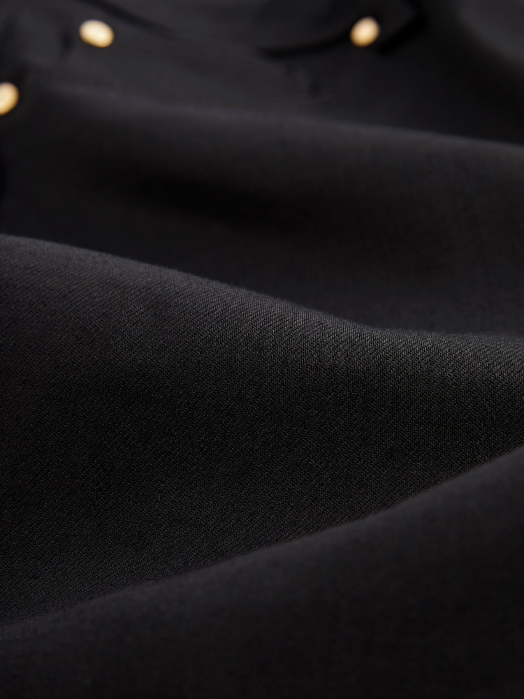 Black Power Stretch Denim Leggings - Image 6 of 6