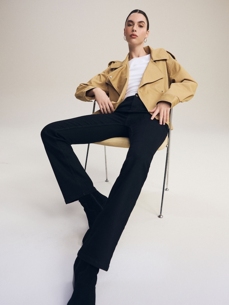 Black Supersoft Bootcut Jeans - Image 1 of 6