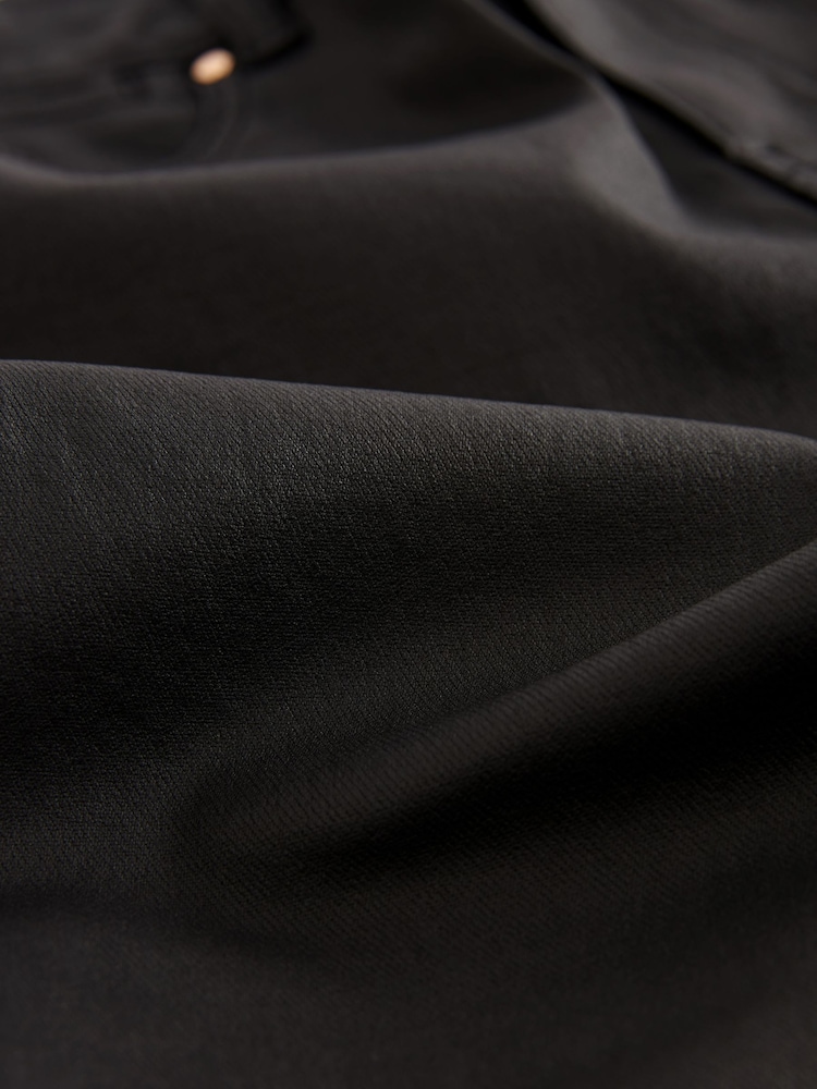 Black Coated Skinny Jeans - Image 7 of 7