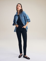 Schwarz - Superweiche Skinny Jeans - Bild 1 von 7