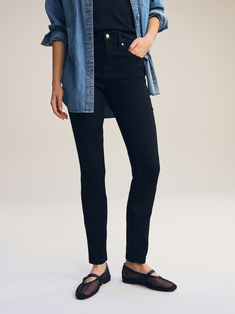 Schwarz - Superweiche Skinny Jeans - Bild 2 von 7