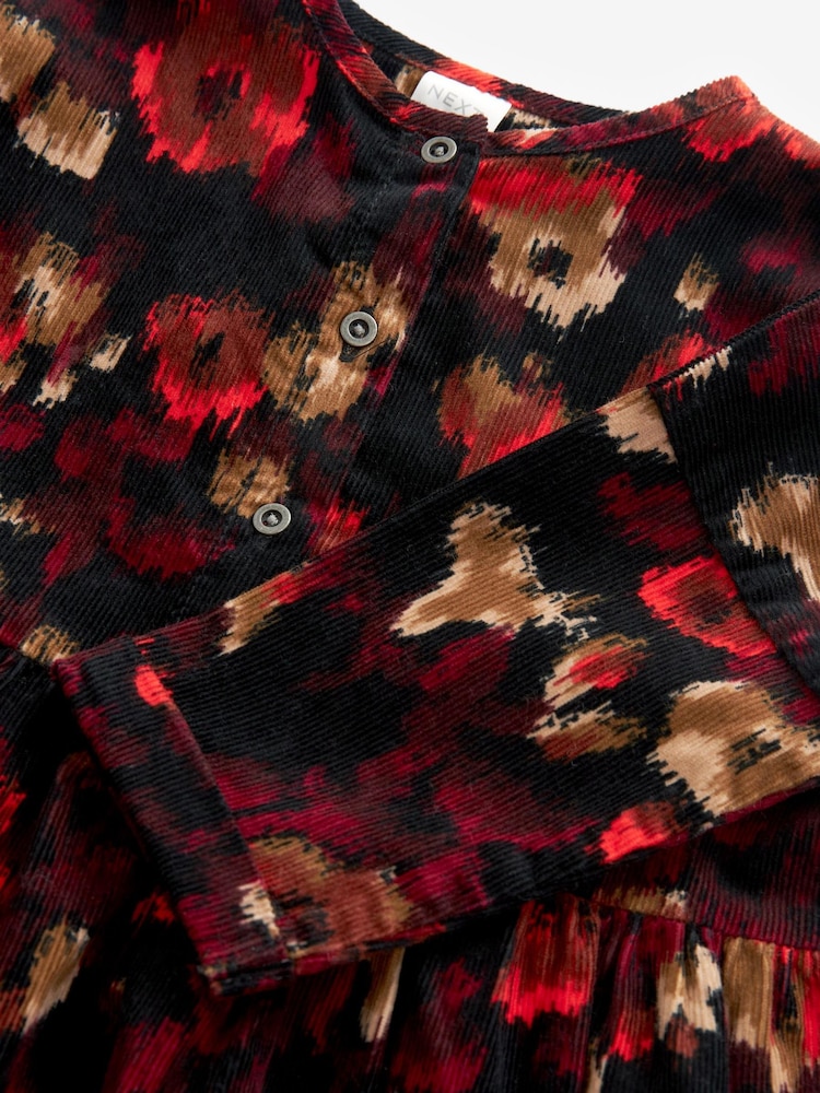 Animal Print Corduroy Relaxed Dress (3mths-8yrs) - Image 6 of 6 Animal Print Corduroy Relaxed Dress (3mths-8yrs) - Image 6 of 6