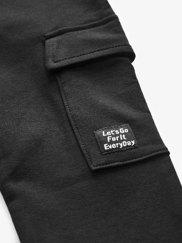 Black Super Skinny Utility Joggers (3mths-7yrs) - Image 3 of 4