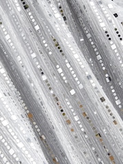 Silver Sequin Party Angel Sleeve Dress (3mths-8yrs) - Image 6 of 6
