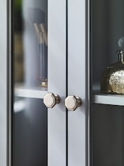 Grey Farnley Tall Storage Console Unit - Image 5 of 9