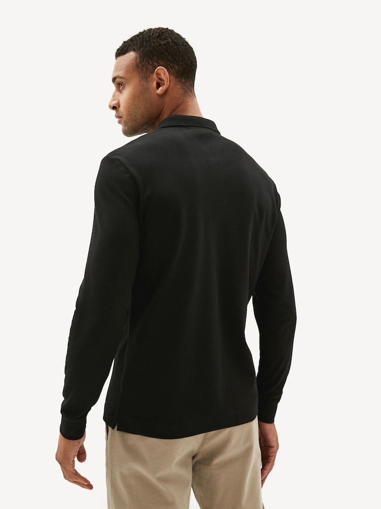 Lacoste Tonal Logo Long Sleeve Polo Shirt - Image 2 of 7
