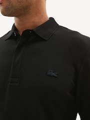 Lacoste Tonal Logo Long Sleeve Polo Shirt - Image 4 of 7