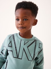 Baker by Ted Baker (0-6yrs) Letter Sweater and Jogger Set - Image 4 of 11