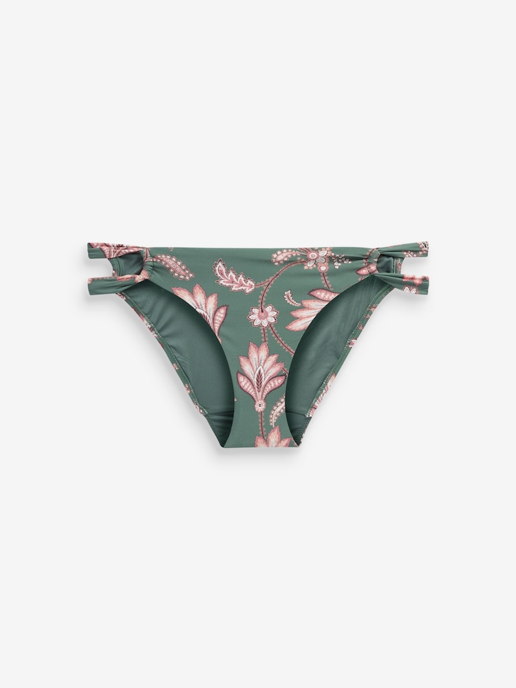 Green Savannah Miller x Next Paisley Print Bikini Bottoms - Image 6 of 6 Green Savannah Miller x Next Paisley Print Bikini Bottoms - Image 6 of 6