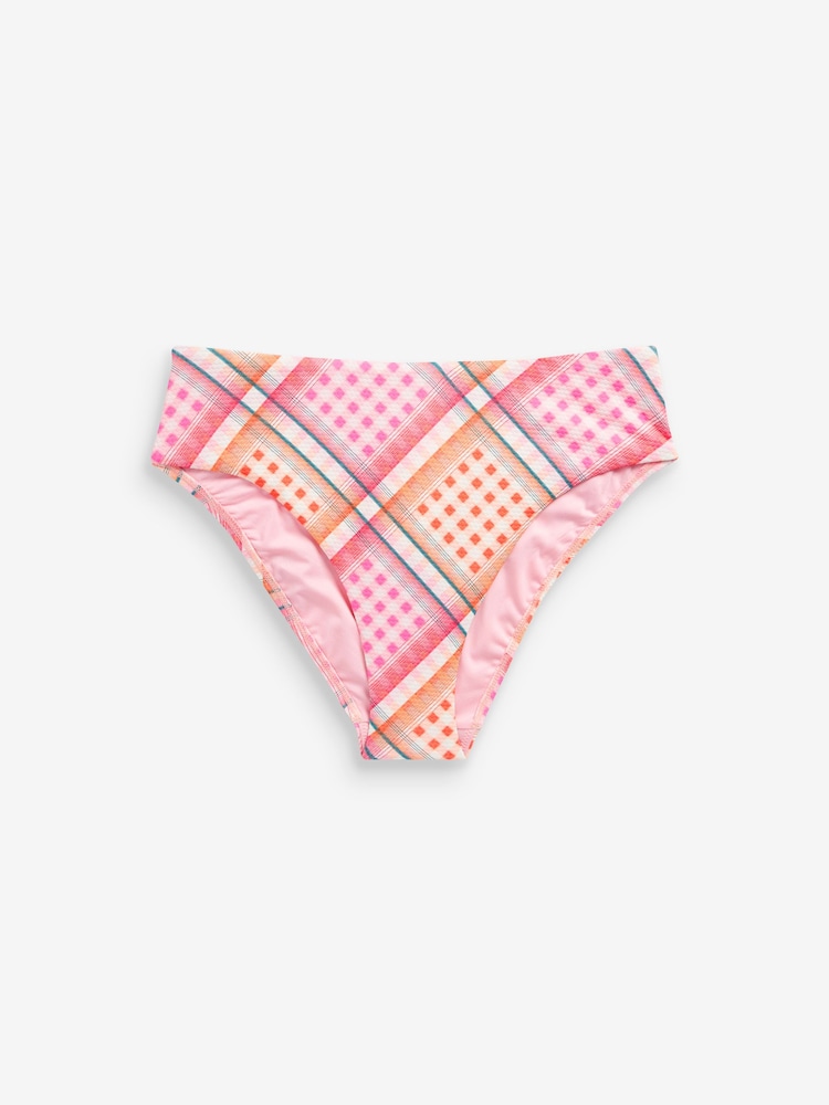 Pink - Savannah Miller x Next Karierte Bikinihose - Bild 7 von 7