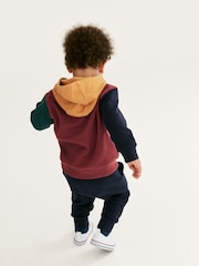 Berry Red Crochet Vehicles Character Hoodie And Joggers Set (3mths-7yrs) - Image 2 of 7