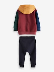 Berry Red Crochet Vehicles Character Hoodie And Joggers Set (3mths-7yrs) - Image 6 of 7