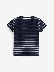 Tan Brown/Navy Blue Jersey Cardigan And Joggers 3 Piece Set (3mths-7yrs) - Image 6 of 7