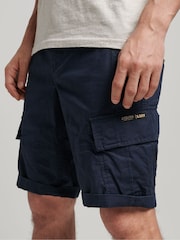 Superdry Navy Vintage Logo Cargo Shorts - Image 1 of 6