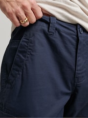 Superdry Navy Vintage Logo Cargo Shorts - Image 1 of 2