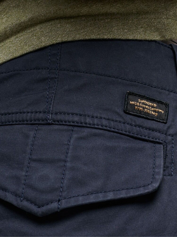 Superdry Navy Vintage Logo Cargo Shorts - Image 2 of 2