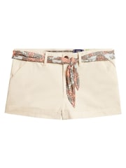 Superdry Oatmeal Vintage Chino Hot Shorts - Image 9 of 10