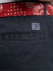 Superdry Navy Vintage Chino Hot Shorts - Image 8 of 9