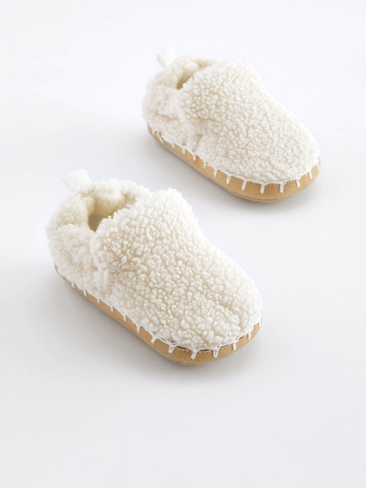Neutral Cosy Slip-On Baby Shoes (0-18mths) - Image 1 of 6